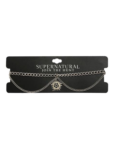 Supernatural Double Layer Chain Anti Possession Charm Choker Hot Topic