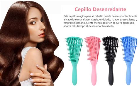 Daletu Cepillo Desenredante Pelo Rizado Cepillo Para El Cabello Rizado