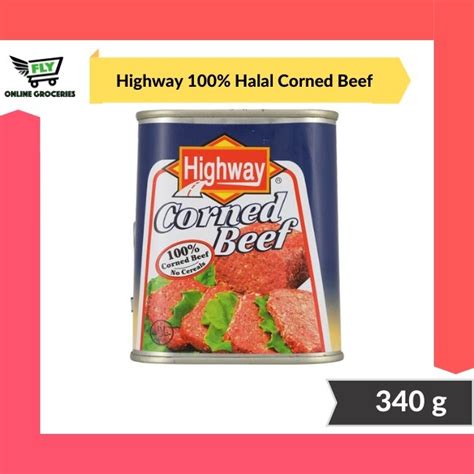 Highway 100 Halal Corned Beef 340g Lazada