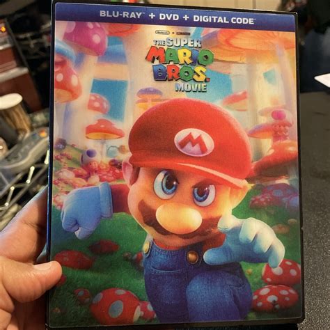 The Super Mario Bros Movie Blu Raydvd Target Exclusive Lenticular Cover 191329241523 Ebay