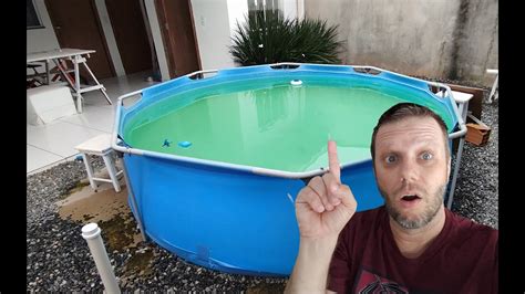 Piscina Ficou Verde E Agora Confira Como Deixamos Ela Limpa Denovo