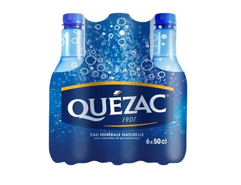 Eau minérale naturelle Quézac 6 x 50 cl Bam courses Courses en