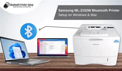 Samsung Ml 2152w Bluetooth Printer Setup On Windows And Mac U