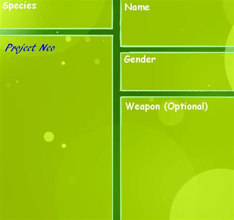 Blank Pokemon Character Template By Pikachustar9912 On Deviantart