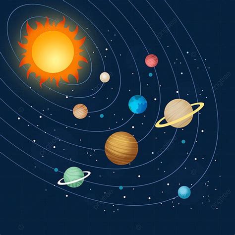 sistema solar desenho animado amarelo espaço espaço sideral estrela