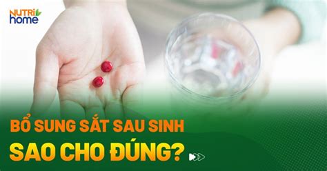 Bổ sung sắt sau sinh Phòng tránh thiếu máu và mệt mỏi