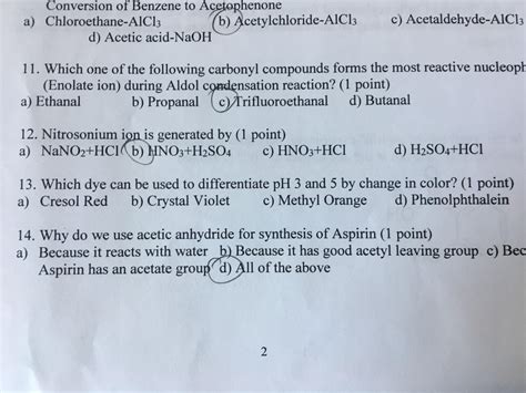 Solved Conversion of Benzene to Acetophenone a) | Chegg.com