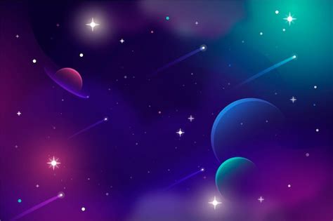 Free Vector | Gradient galaxy background