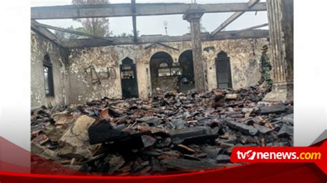 Masjid Di Garut Dibakar Polisi Pelaku ODGJ Dan Sempat Mengamuk Bakar