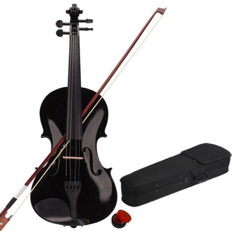 Glarry 44 34 12 14 18 Size Acoustic Violin Fiddle With Case Bow Rosin