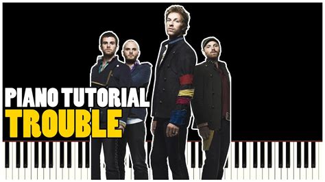 Coldplay Trouble Piano Tutorial Synthesia Youtube