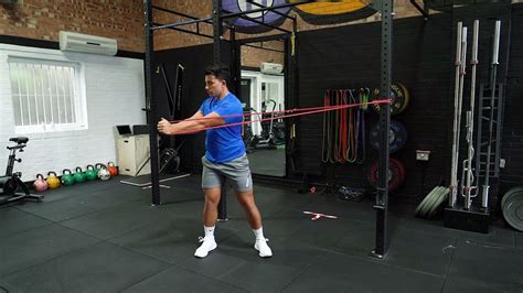 Strength And Conditioning Exercises Band Banded Rotating Trunk