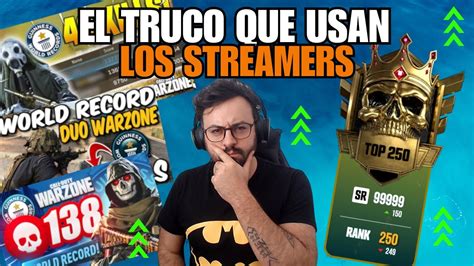 ESTO HACEN LOS STREAMERS de WARZONE PARA HACER MÁS de 30 KILLS en UNA