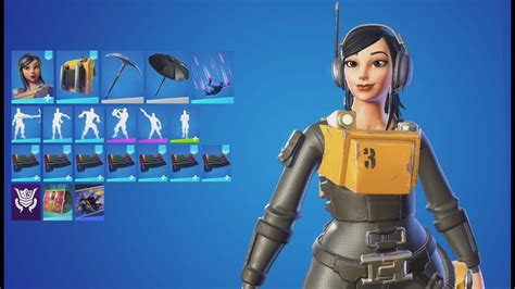 Machinist Mina Skin Showcase In Fortnite Chapter Season Youtube