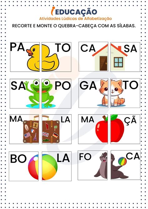 Atividades Lúdicas Para Educação Infantil Para Imprimir