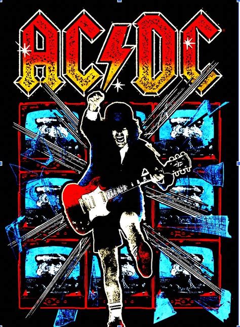 Acdc Poster Concert Poster Art Rock Poster Art Rock Band Posters