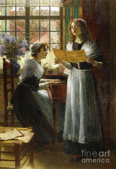 The Duet Painting By Walther Firle Fine Art America