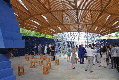 francis kéré's 2017 serpentine pavilion opens in london's hyde park