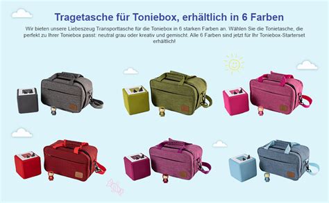 Liebeszeug Mallette De Transport Pour Toniebox Starter Set Sac De