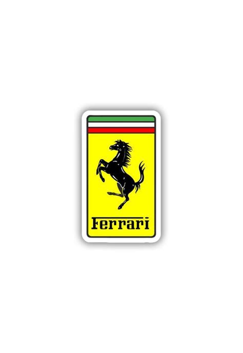 Ferrari logo Sticker – Posterwa