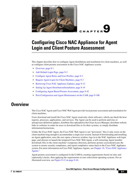 Fillable Online Configuring Cisco Nac Appliance For Agent Login And