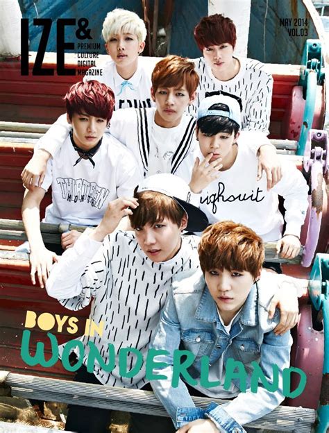 [Picture/Magazine] BTS at Ize Magazine [140501] | Foto bts, Magazine ...