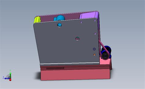 六杆式颚式破碎机3d模型图纸 Solidworks设计 Solidworks 2016 模型图纸下载 懒石网