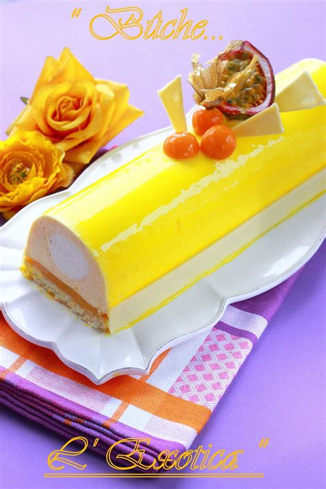 Bûche passion mangue coco Les Gourmandises De Amela