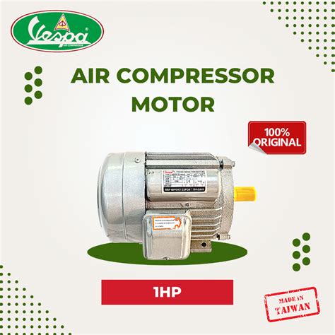 Vespa 1hp Air Compressor Motor 100 Original Shopee Philippines