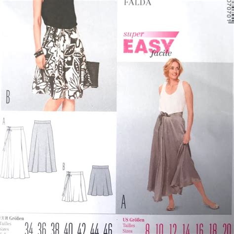 Burda Skirt Etsy