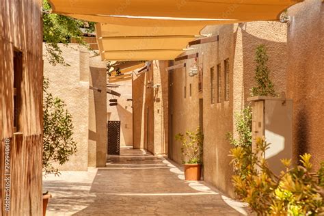 Old Dubai Traditional Arabic Streets In Historical Al Fahidi District