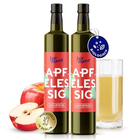 Bio Apfelessig Naturtr B Unpasteurisiert Im Vergleich Der Grosse