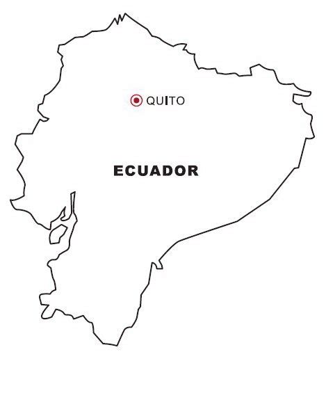 Mapa Político Del Ecuador Para Pintar Imagui