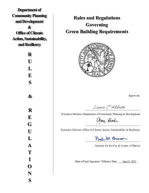 Fillable Online Rules And Regulations Governing The Green Building