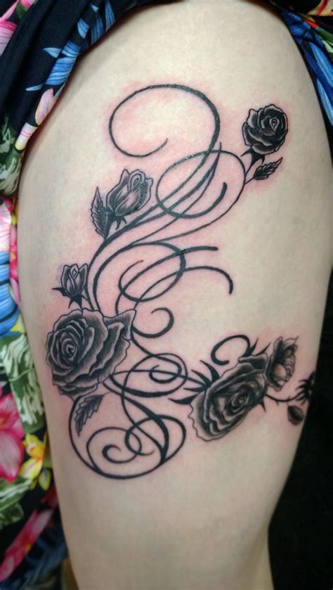 Rose Tattoo By Neil Under The Gun Tattoo Studio Minehead Neil Rees