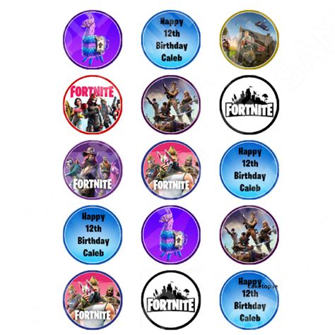 Cake Topper Fortnite In 2021 Cake Toppers Topper Birt