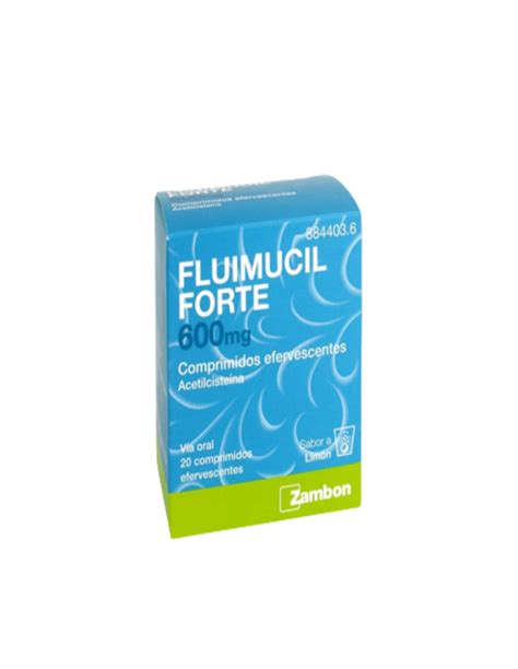 Fluimucil Forte 600mg 20 Comprimidos Efervescentes