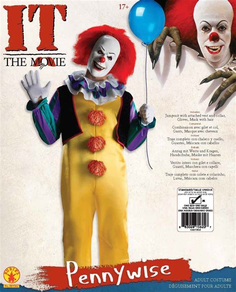 Rubies It The Movie Adult Pennywise Deluxe Costume Inspired From The