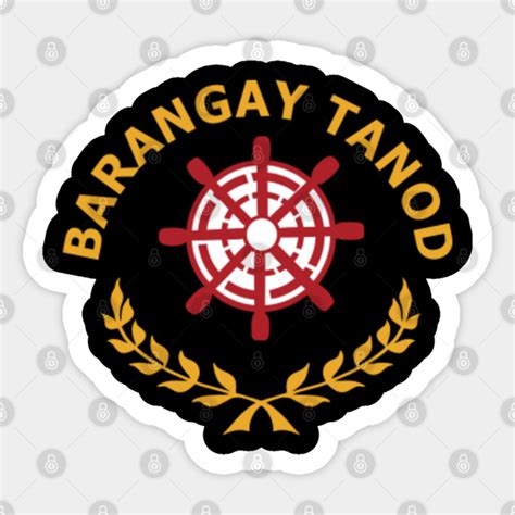 BARANGAY TANOD WITH WREATH FILIPINO PINOY POLICE Jollibee Sticker