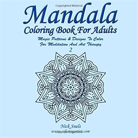 Amazon Mandala Coloring Book For Adults Magic Patterns Designs To