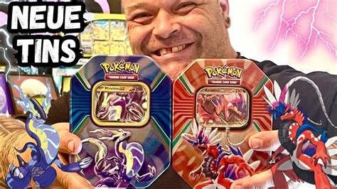 Ich öffne NEUEN TINS Pokemon Karten Booster Opening YouTube