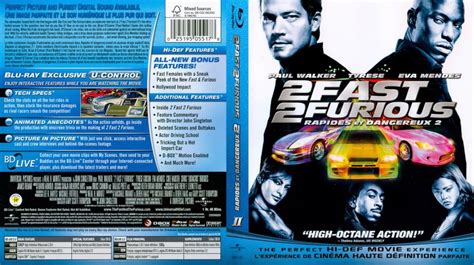 2 Fast 2 Furious - Movie Blu-Ray Scanned Covers - 2 Fast 2 Furious BR ...