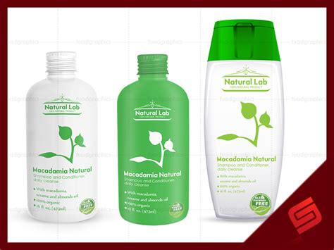 Shampoo Bottle Label Design On Behance