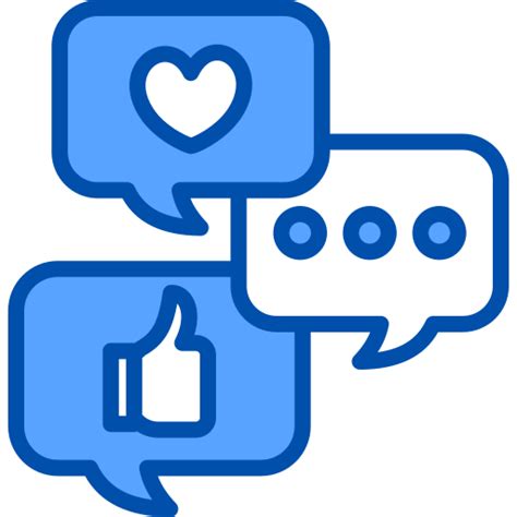 Social Media Generic Blue Icon