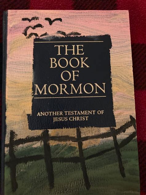 Painted Book Of Mormon Book Of Mormon Mormon The Book Of Mormon