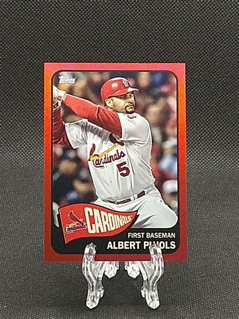 2023 Topps Archives Albert Pujols 136 Red Hot Foil 50 CARDINALS EBay