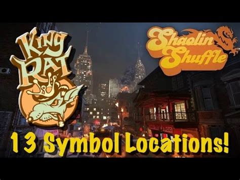 Shaolin Shuffle Rat King Symbols All 13 Locations EE Part 3 YouTube