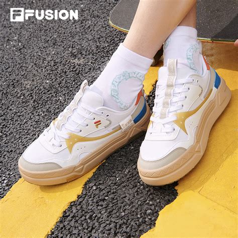 Fila Fusion斐乐潮牌女子潮流板鞋2022夏季新款潮流休闲板鞋bankfilafusion斐越专卖店