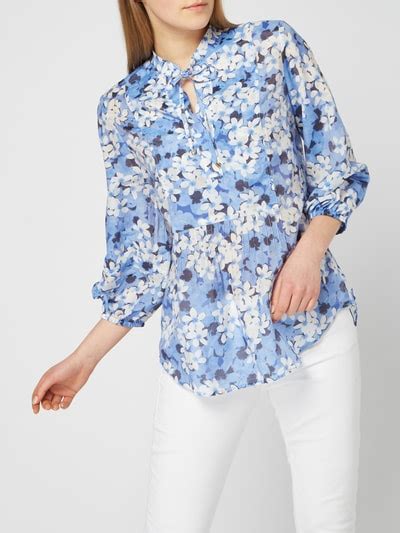 Lauren Ralph Lauren Blusenshirt Mit Floralem Muster Blau Online Kaufen