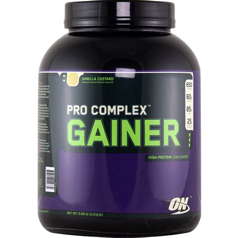 Optimum Pro Complex Gainer Vanilla Lbs Supplements Optimum